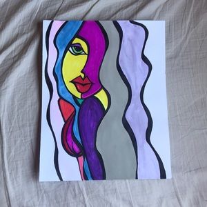 Drawing done on sketch paper